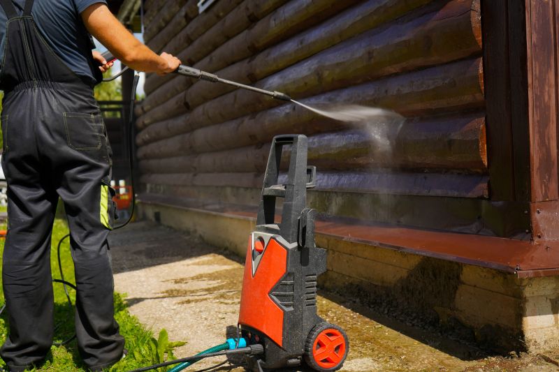 Cabin Siding Pressure Washing